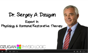 Dr. Dzugan – Expert in Physiology and Hormonal Restorative Medicine.